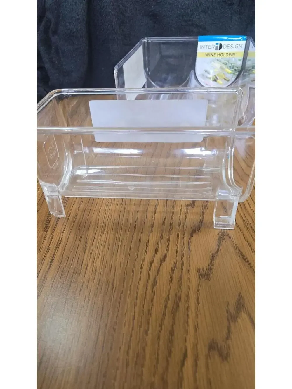 Clear Acrylic Wine Holder / Fridge & Freezer Wine Bottle Holder